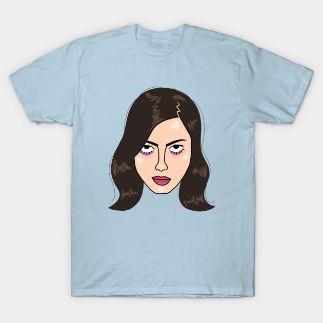 Aubrey Plaza T-Shirt by thelamehuman